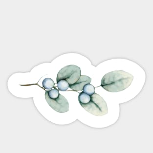 Watercolour olive brunch Sticker